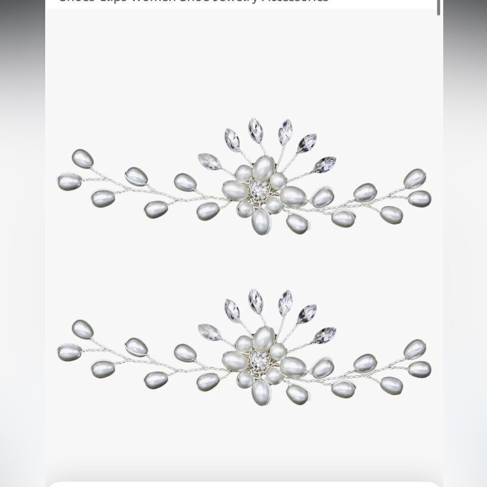 Wedding Bridal Shoe Clips - Picture 10 of 10